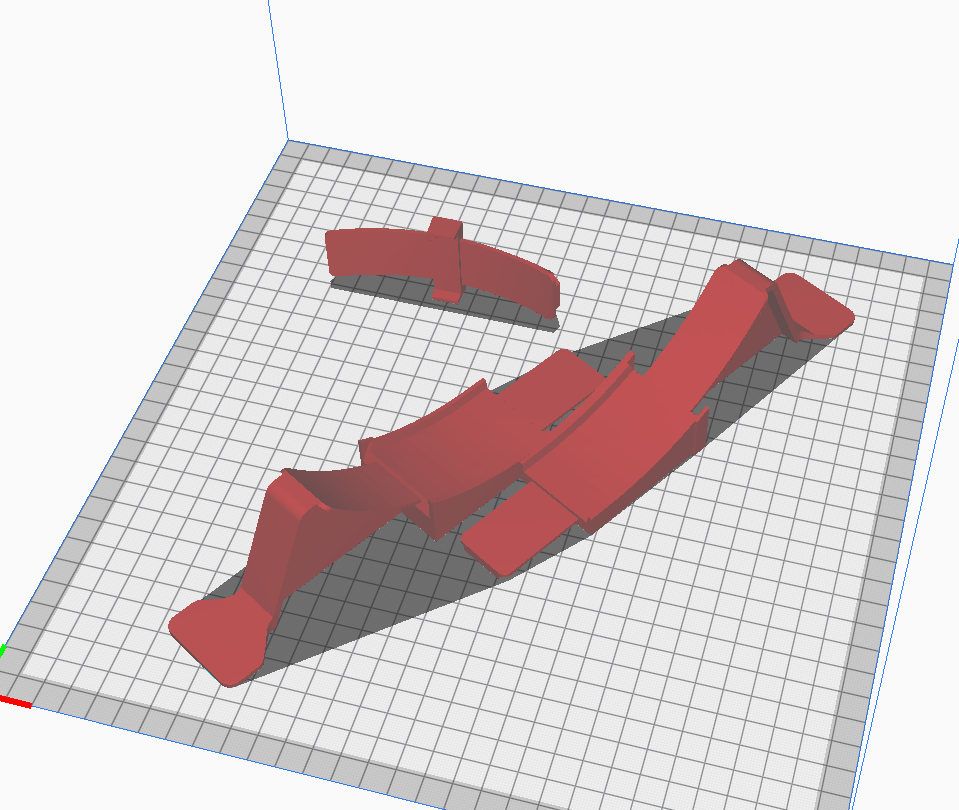 3D printed Hot Wheels loop base replica