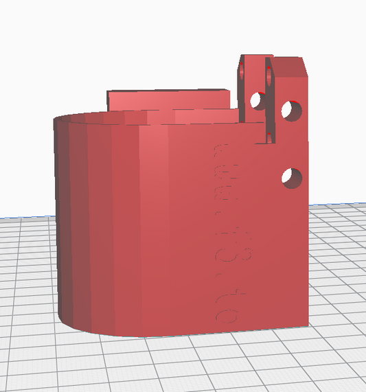 3D printable laser module housing for EleksMaker