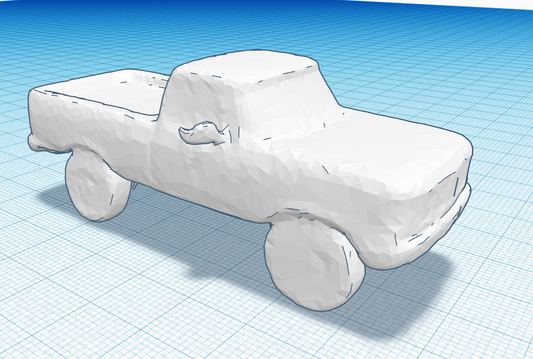 Classic Ford F-150 pickup truck 3D printing model download