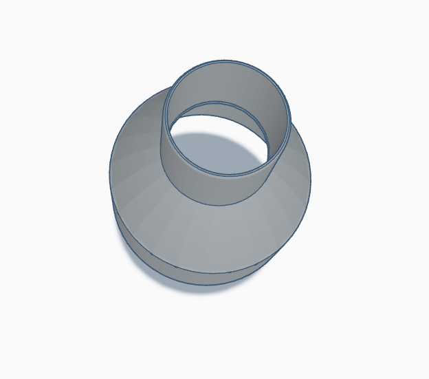 Downloadable STL and GCODE for a DIY shop vac adapter, perfect for craftsmen.