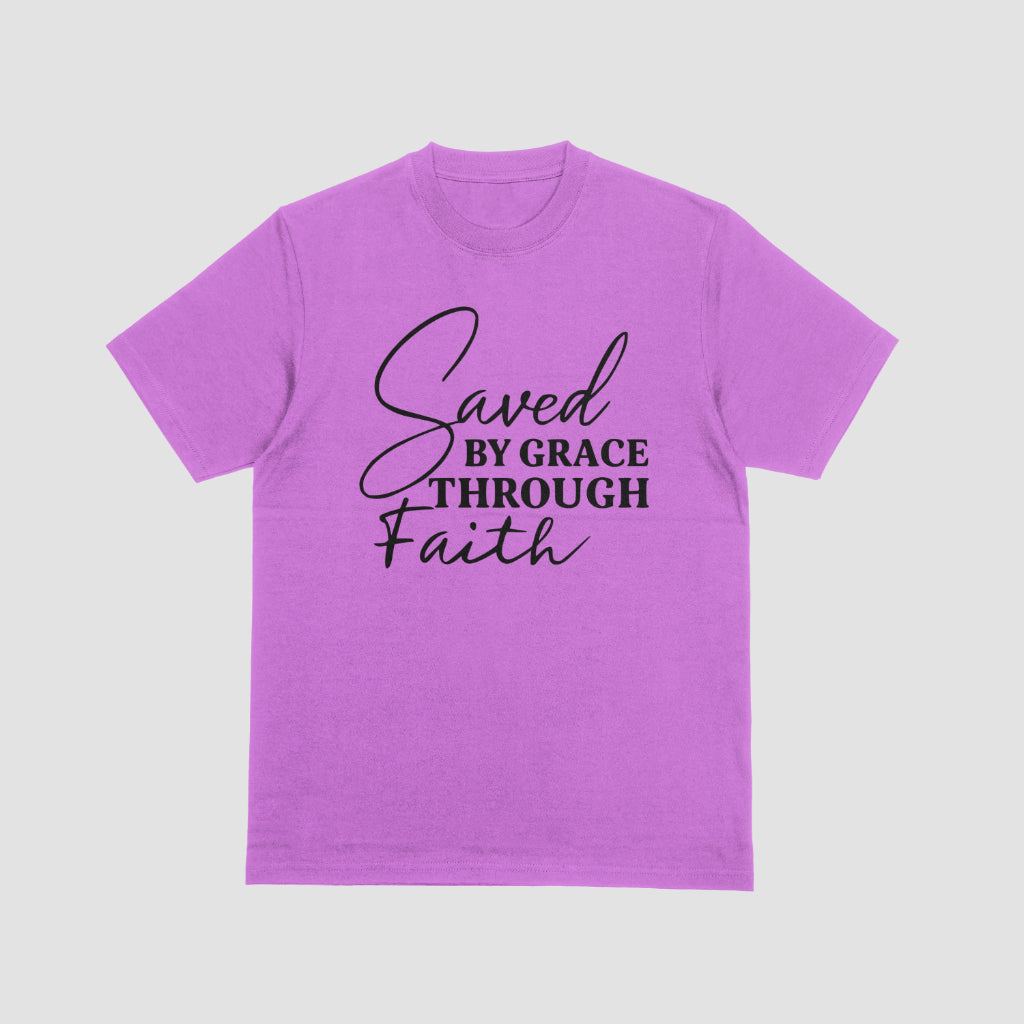 Christian Quote Saved By Grace SVG
png