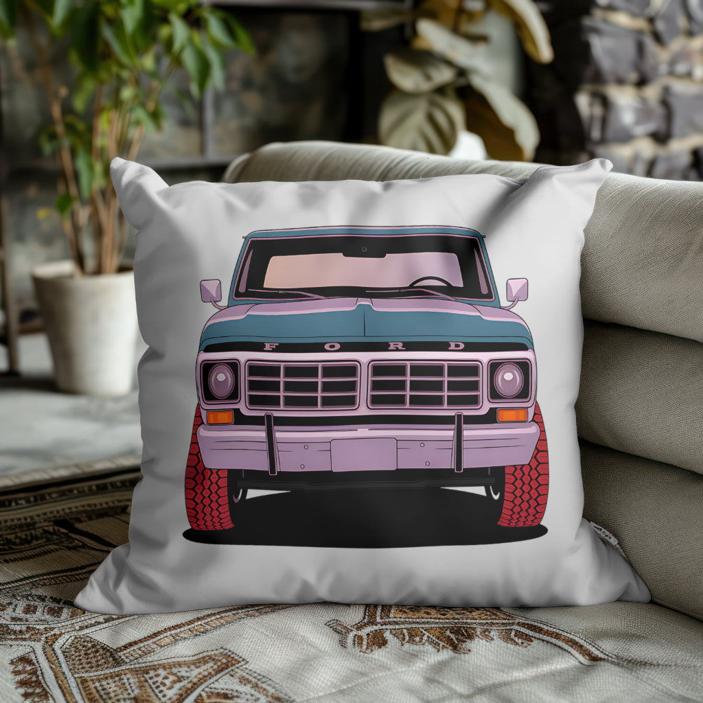 Retro-style Ford F150 PNG with iconic grille and round headlights