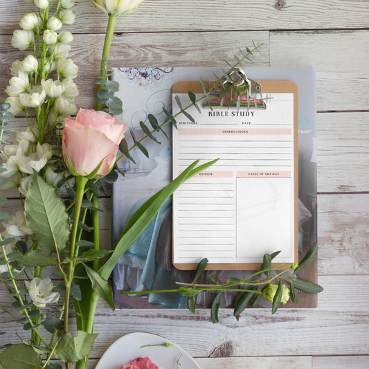 Printable Bible study plan PDF