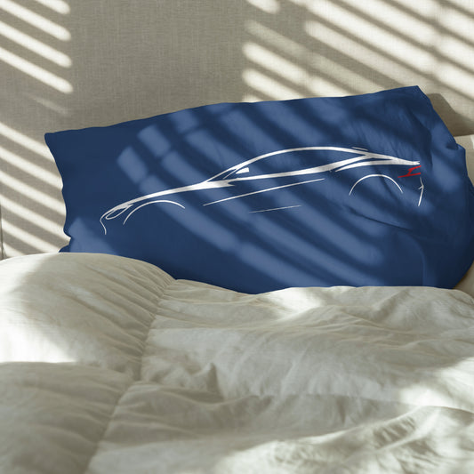 Sleek Minimalist Car Silhouette with Black Background JPEG