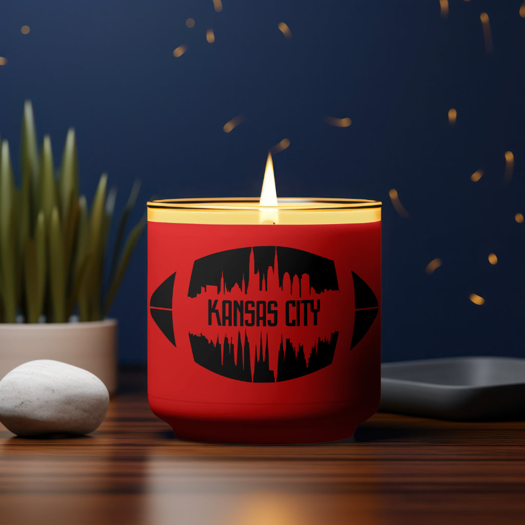 Football Silhouette with Kansas City Skyline PDF
svg