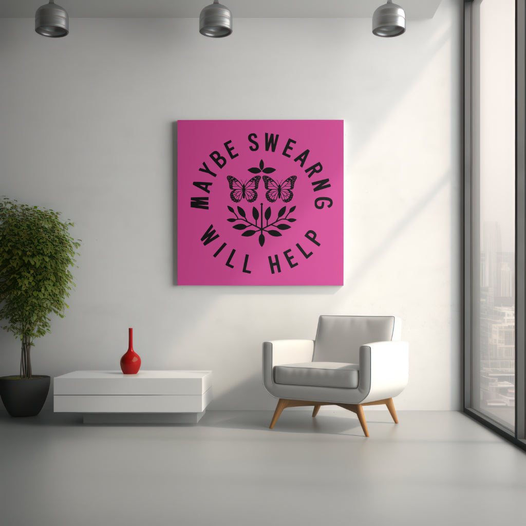Transparent background sarcastic swearing design PNG