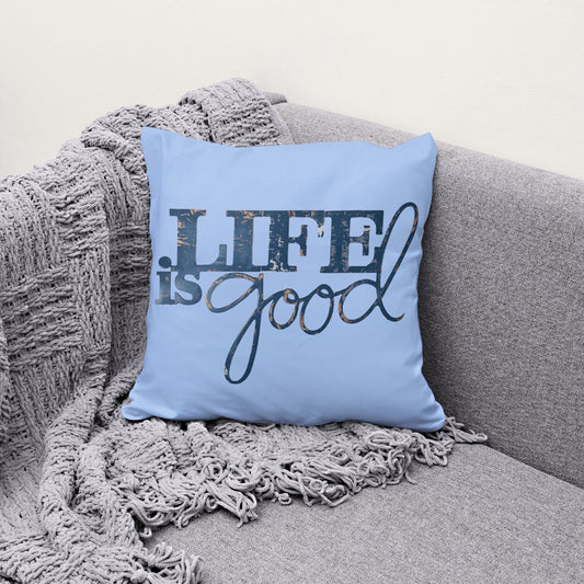 Cursive Life is Good PNG Transparent Design