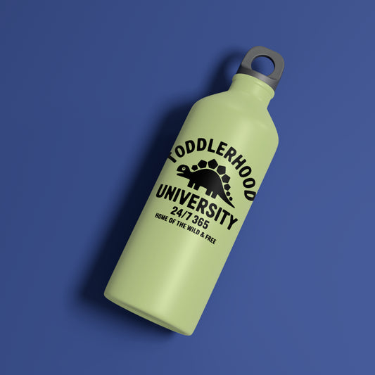 Black toddlerhood quote PNG with wild and free message