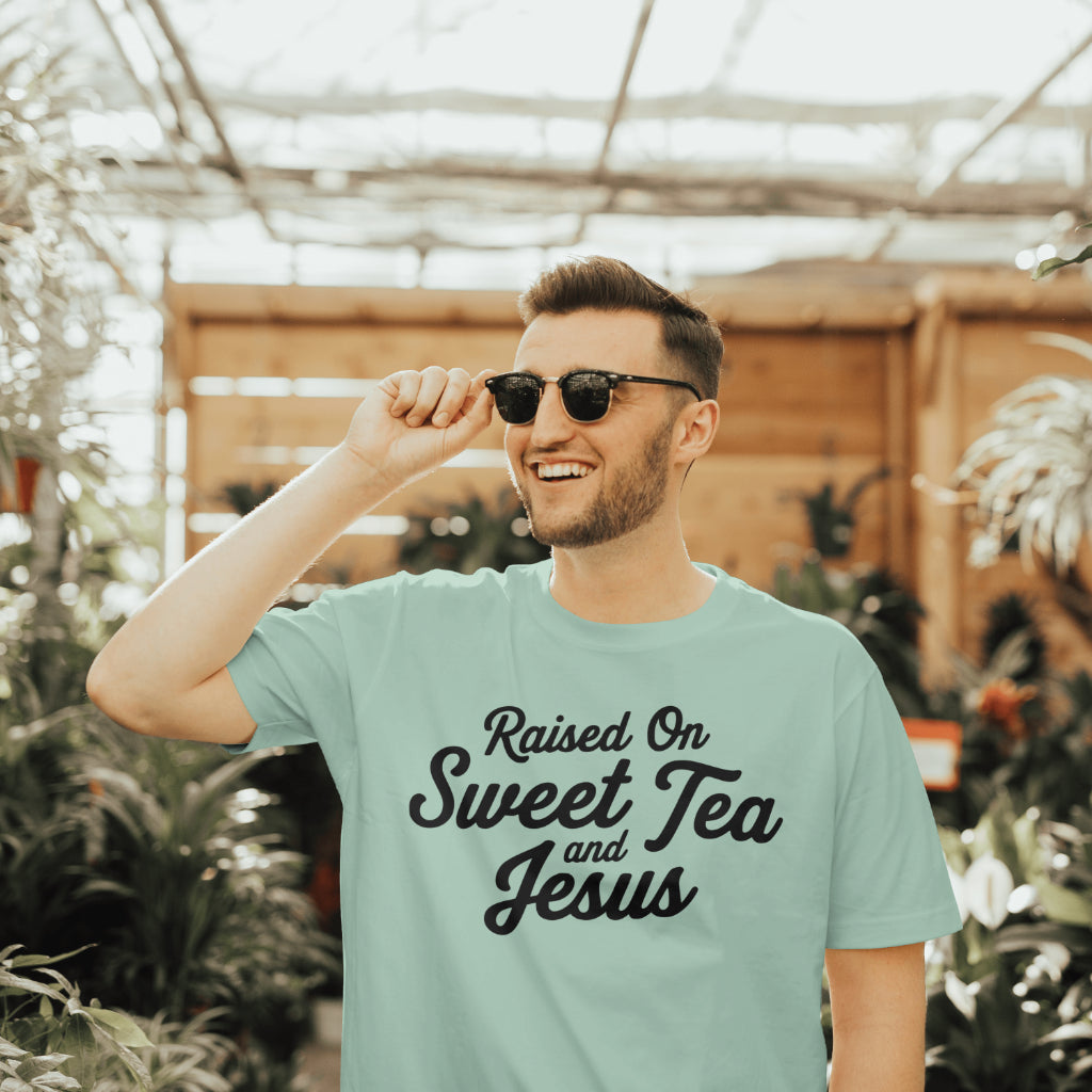 Faith and sweet tea text design for Cricut