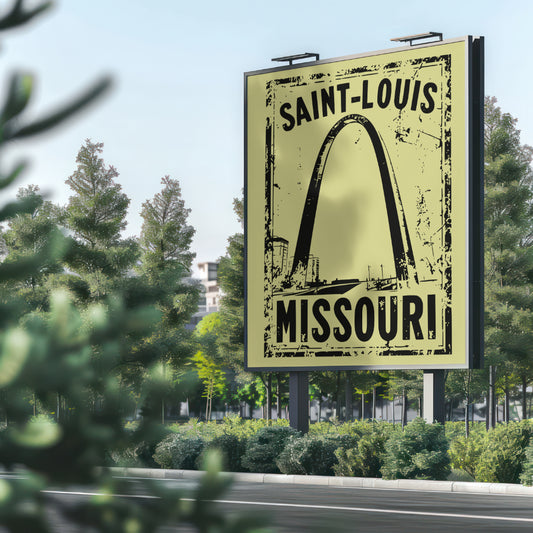 Solid black Gateway Arch silhouette SVG