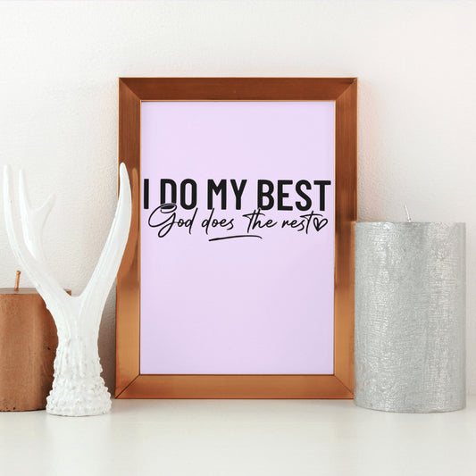 "Motivational Quote on White Background Design"