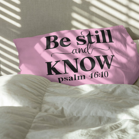 Psalm 46:10 Inspirational Design PNG