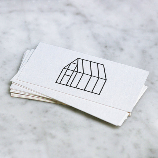 Minimalist greenhouse PNG with triangle roof