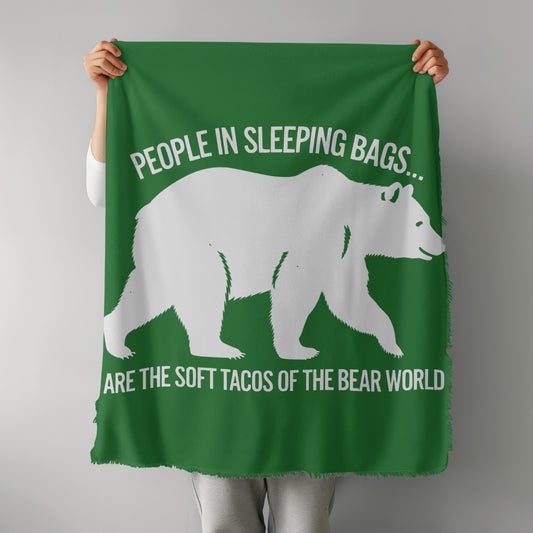 Funny bear SVG with camping humor quote
