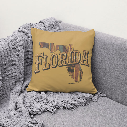 Multi-rustic Florida state outline JPEG