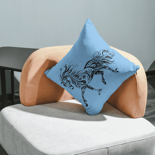 Floral Pattern Horse Design PNG