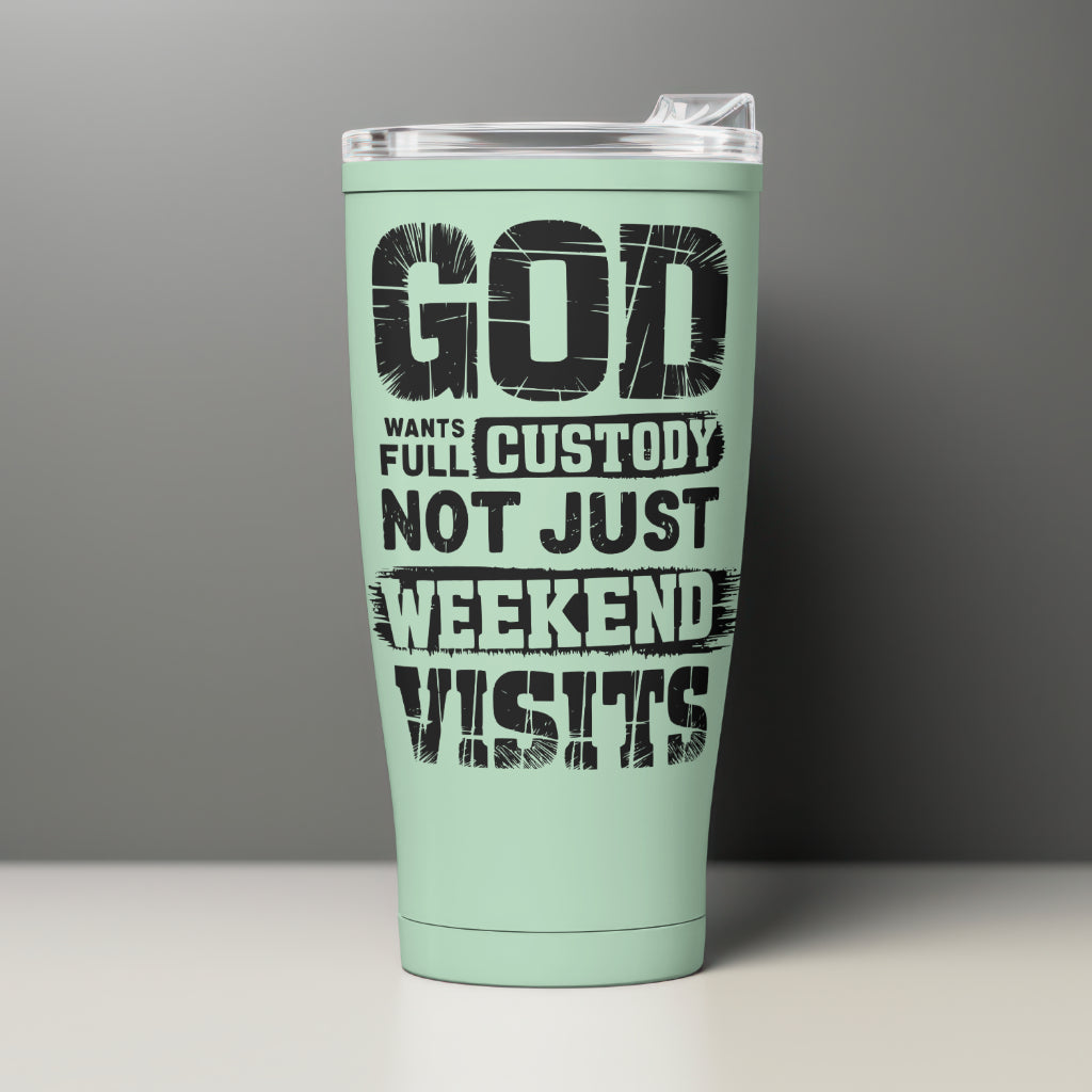 Inspirational Christian message for engraving projects.