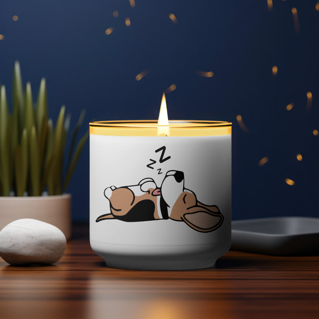 Adorable beagle silhouette.