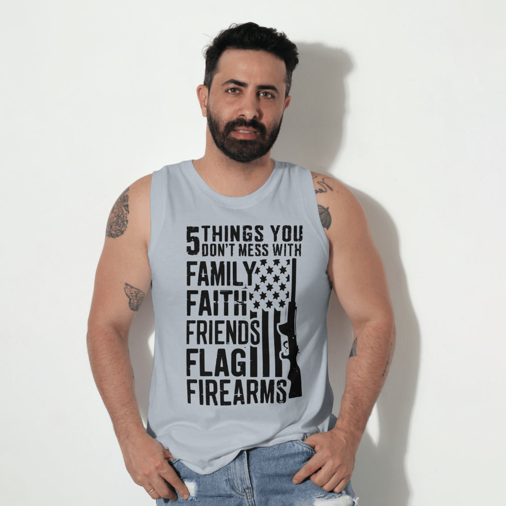 svg png jpeg - dont mess with family faith friends flag or firearms