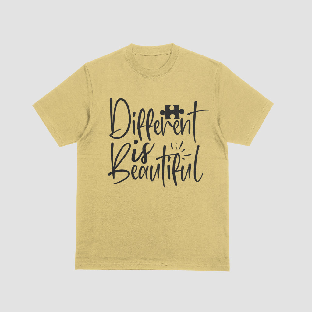 Downloadable SVG - Different is Beautiful - Autism awareness design