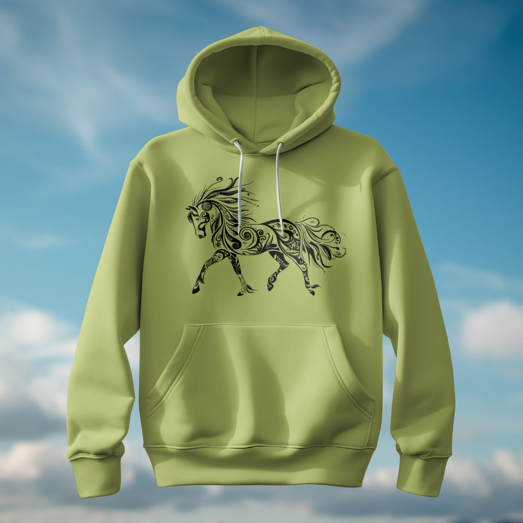 Black and White Horse Vector for Wall Art SVG