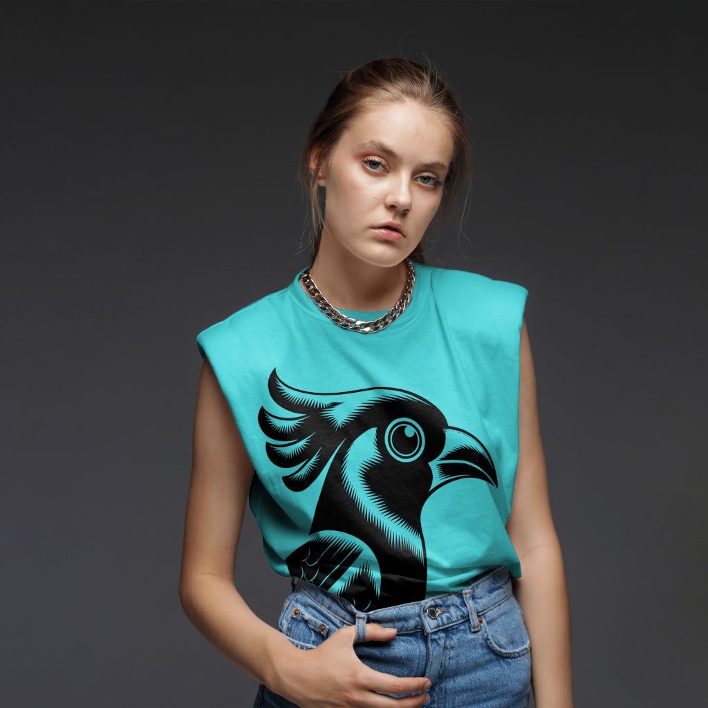 High-resolution bird head PNG with transparent background