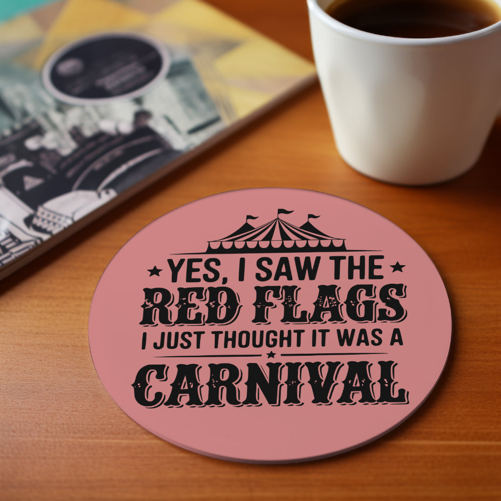 Yes I saw the red flags funny graphic PNG