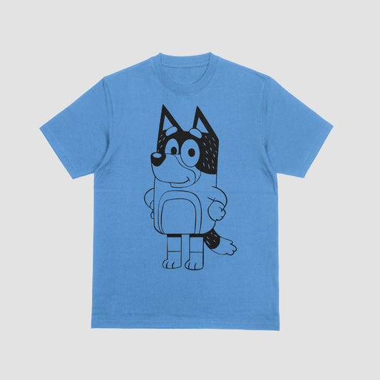 Bluey dad silhouette SVG for engraving