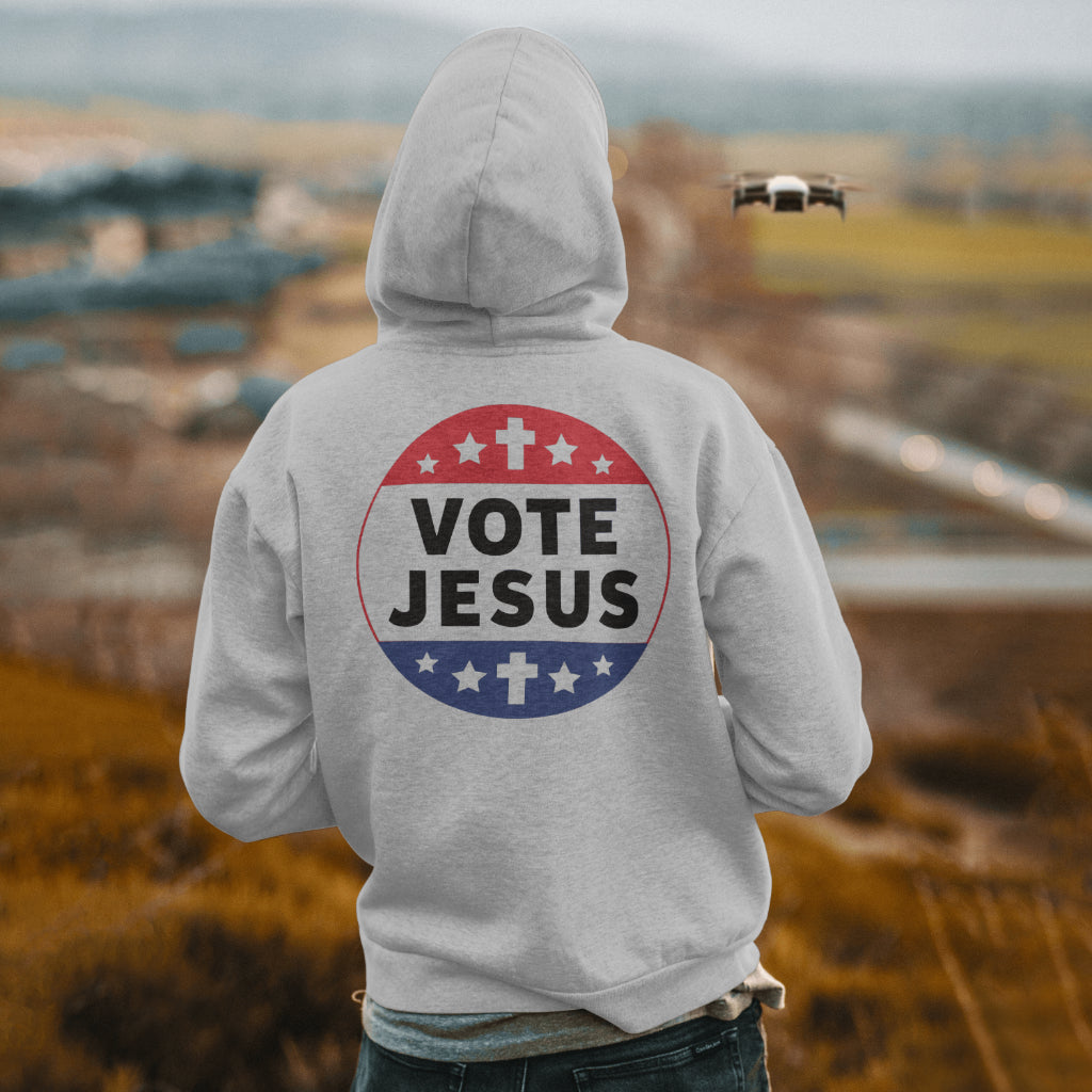 Vote Jesus Sticker for Faith-Based Projects SVG