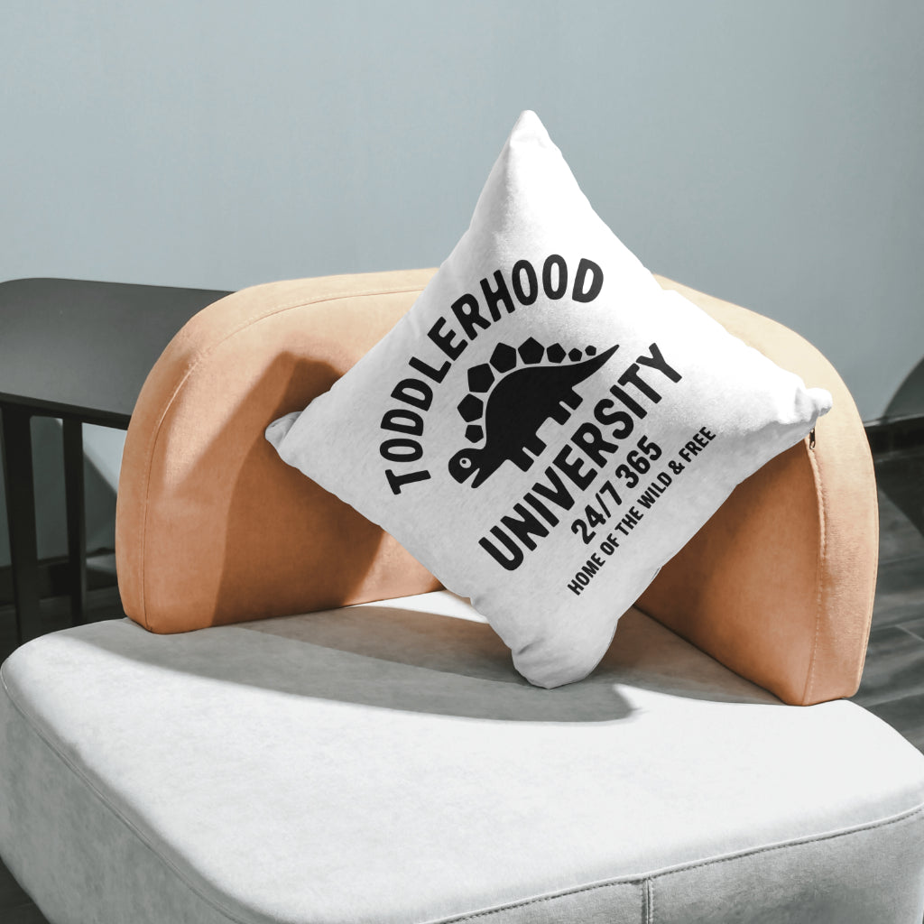 Silhouette dinosaur SVG with toddlerhood quote and date