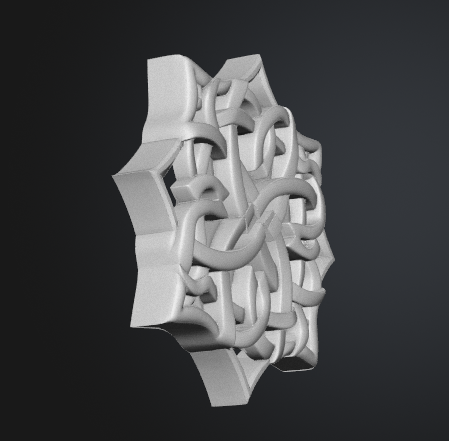 Celtic wall decor 3D printable model