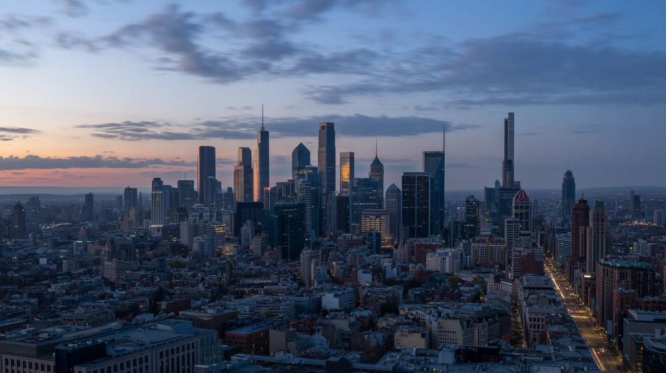 Cinematic Skyscraper Time-Lapse MP4 – 6s City Lights at Dusk