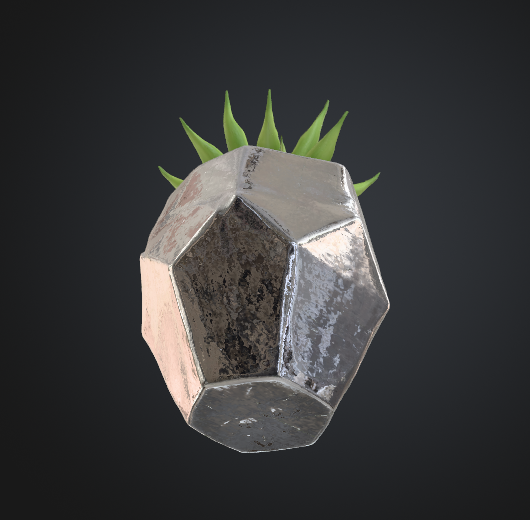 Modern planter 3D model download