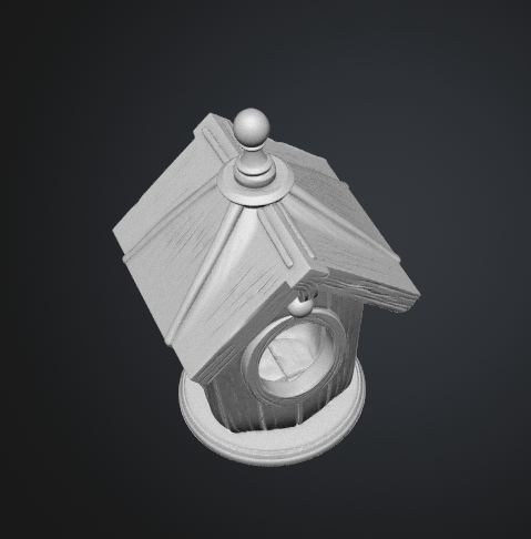 Decorative Birdhouse: STL GLB