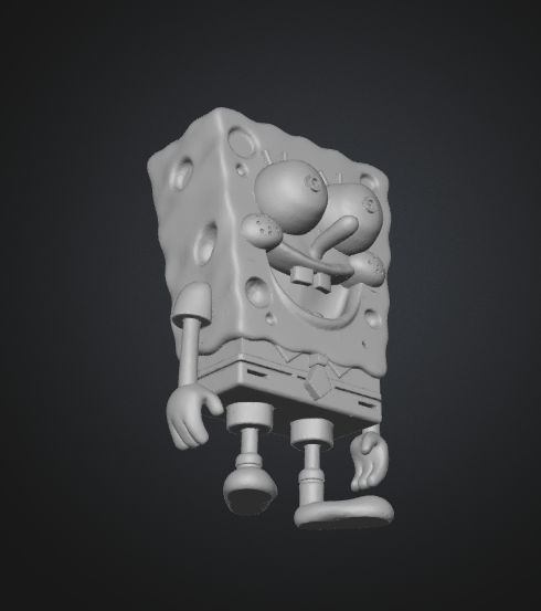 cartoon character glb obj stl