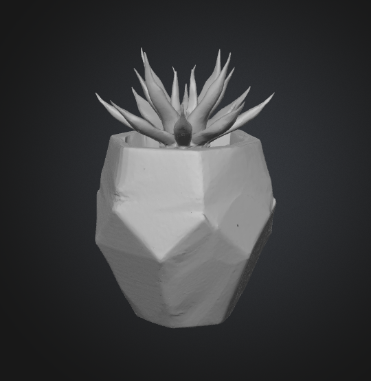 decorative geometric pot glb obj stl