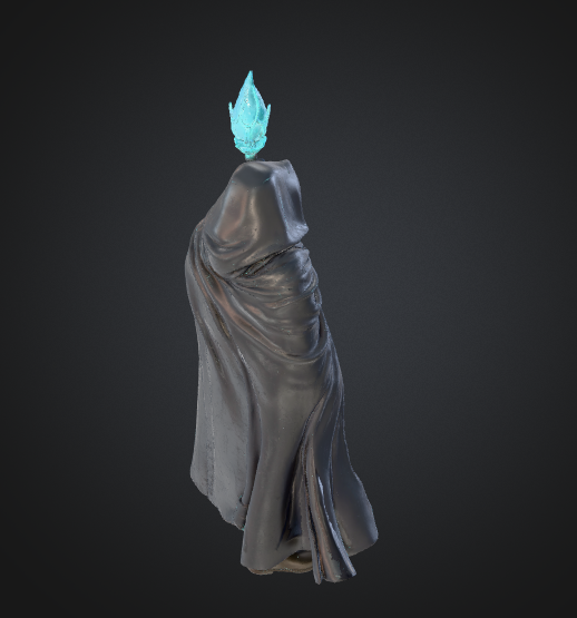 fantasy sorcerer hero miniature 3d print