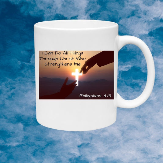 Philippians 4:13 Bible verse clipart in SVG, PNG, PDF formats for sublimation projects