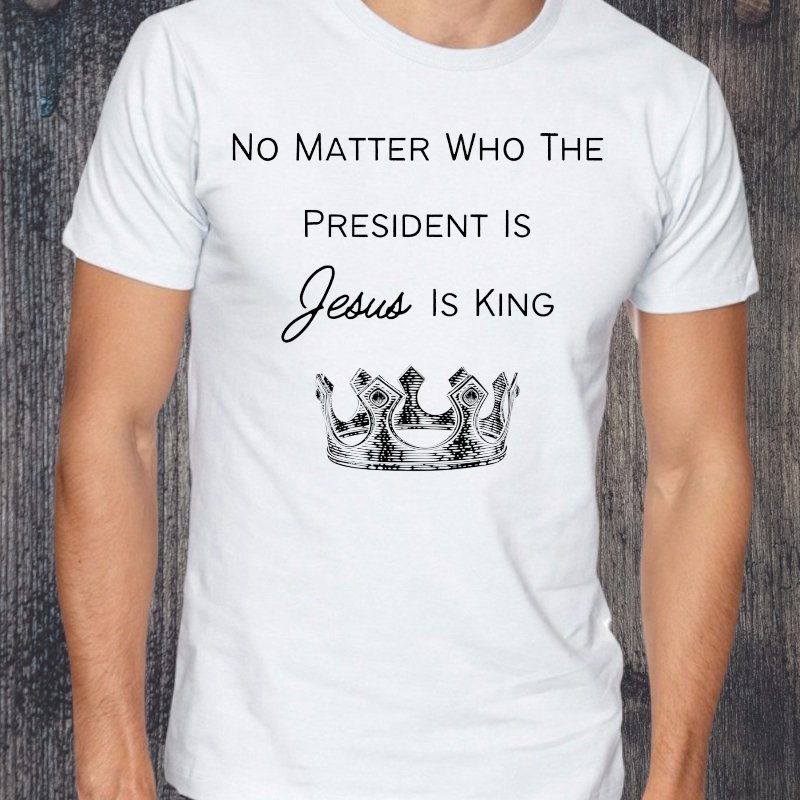 Creative Christian SVG/PNG designs proclaiming Jesus's sovereignty.