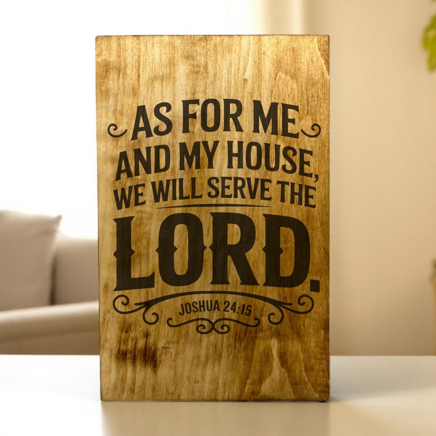Printable Bible verse PNG for farmhouse signs