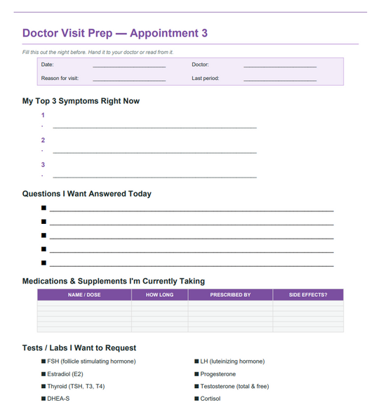 menopause journal PDF