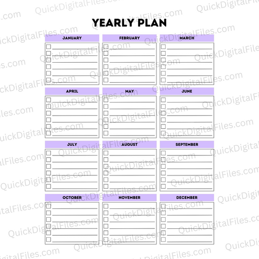Goal-setting template download for students and professionals