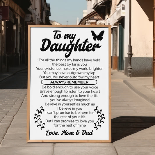 to my daughter sign svg