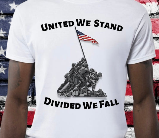 "Patriotic American Flag Raising Graphic"