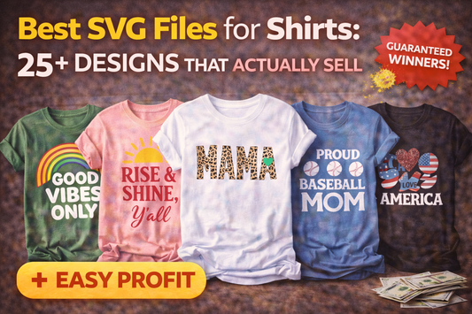 Best SVG Files for Shirts: 25+ Designs That Actually Sell