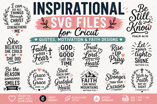 Inspirational SVG Files for Cricut