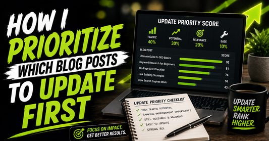 How I Prioritize Which Blog Posts to Update First