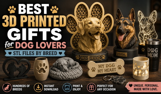 Best 3D Printed Gifts for Dog Lovers: STL Files by Breed