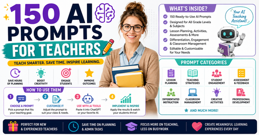 150 AI Prompts for Teachers: What's Inside & How to Use Them