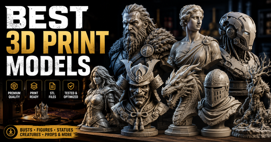 Best Character & Bust 3D Print Files: Statues, Figures & Pop Culture STL